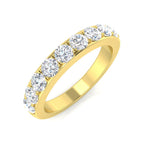 18ct Yellow Gold Round Lab Grown Diamond Ring 1