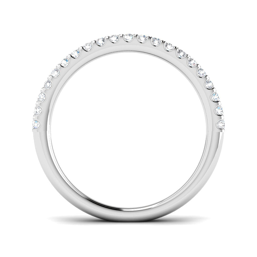 Platinum Round Lab Grown Diamond Ring 2