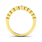 9ct Yellow Gold Round Lab Grown Diamond Ring 2