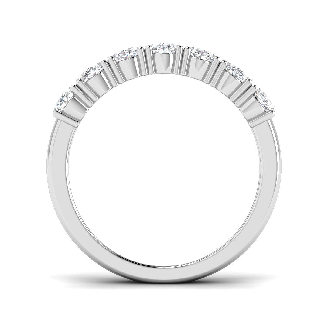 Platinum Oval Lab Grown Diamond Ring 2