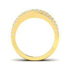 9ct Yellow Gold Round Lab Grown Diamond Ring 2