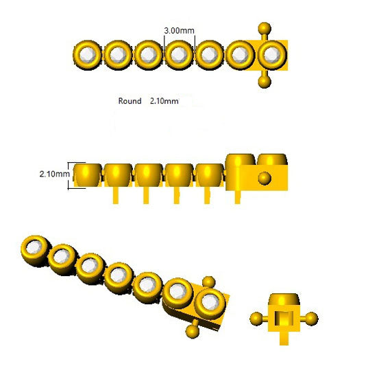 9ct Yellow Gold Round Lab Blue Sapphire and Lab Grown Diamond Bracelet 2