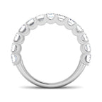 9ct White Gold Emerald Cut Lab Grown Diamond Ring 2