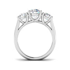 9ct White Gold Round Lab Grown Diamond Ring 2