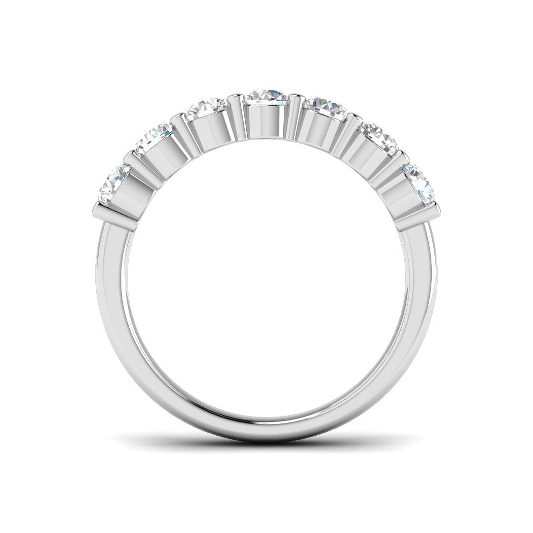 Platinum Round Lab Grown Diamond Ring 2