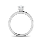 Platinum Cushion Lab Grown Diamond Ring 2