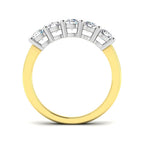 18ct Yellow Gold Round Lab Grown Diamond Ring 2