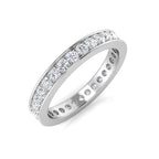 18ct White Gold Round Diamond Ring 1