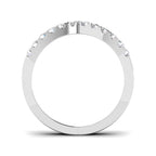 9ct White Gold Round Lab Grown Diamond Ring 2
