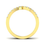 9ct Yellow Gold Round Lab Grown Diamond Ring 2