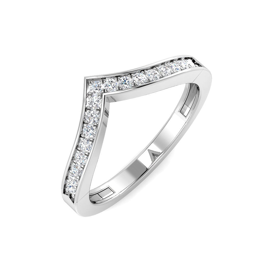 Platinum Round Lab Grown Diamond Ring 1