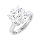 Platinum Round Lab Grown Diamond Ring 1