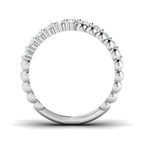 9ct White Gold Round Lab Grown Diamond Ring 2