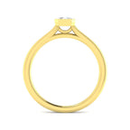 9ct Yellow Gold Radiant Lab Grown Diamond Ring 2
