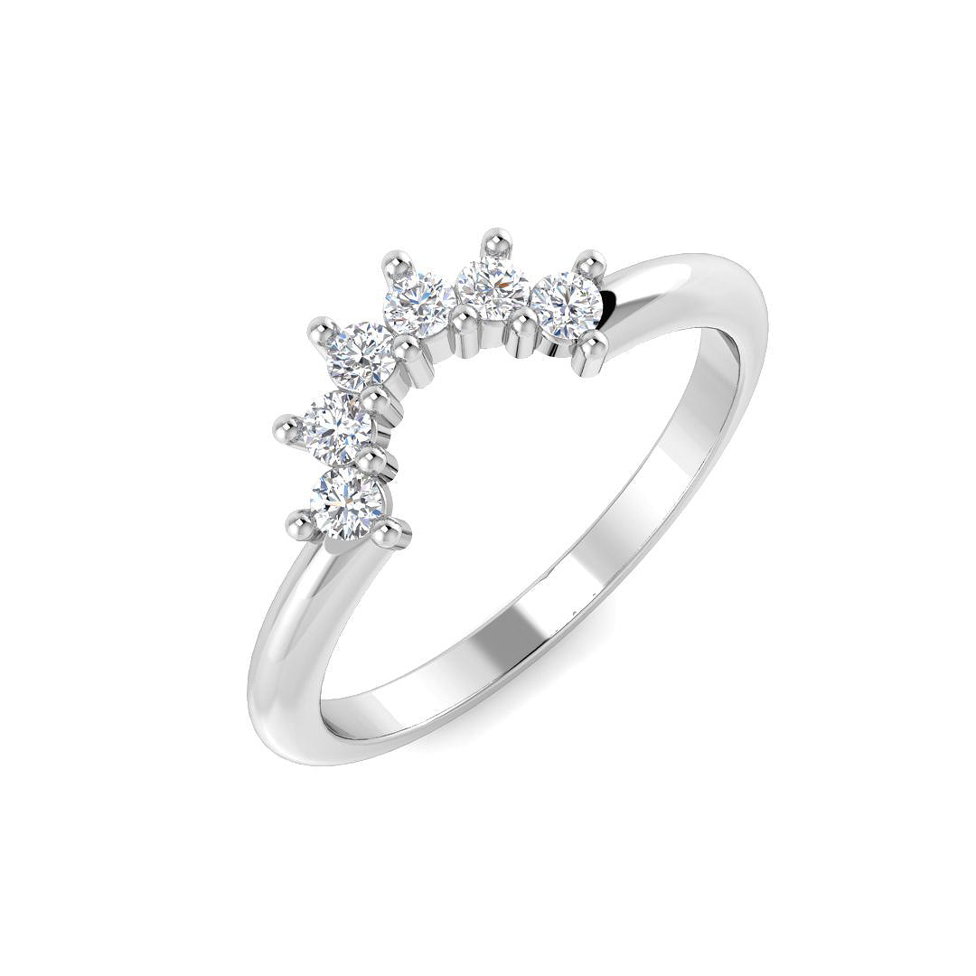 Platinum Round Diamond Ring 1