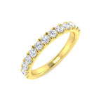 18ct Yellow Gold Round Lab Grown Diamond Ring 1