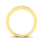 9ct Yellow Gold Round Lab Grown Diamond Ring 2