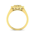 9ct Yellow Gold Cushion Cvd Old Cut Ring 2