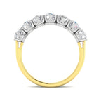 9ct Two Tone Cushion Cvd Old Cut Ring 2