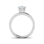 Platinum Cushion Lab Grown Diamond Ring 2