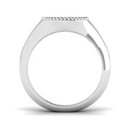 9ct White Gold Round Lab Grown Diamond Ring 2