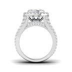 9ct White Gold Round Lab Grown Diamond Ring 2