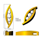 9ct Yellow Gold Round Lab Grown Diamond Pendant 2