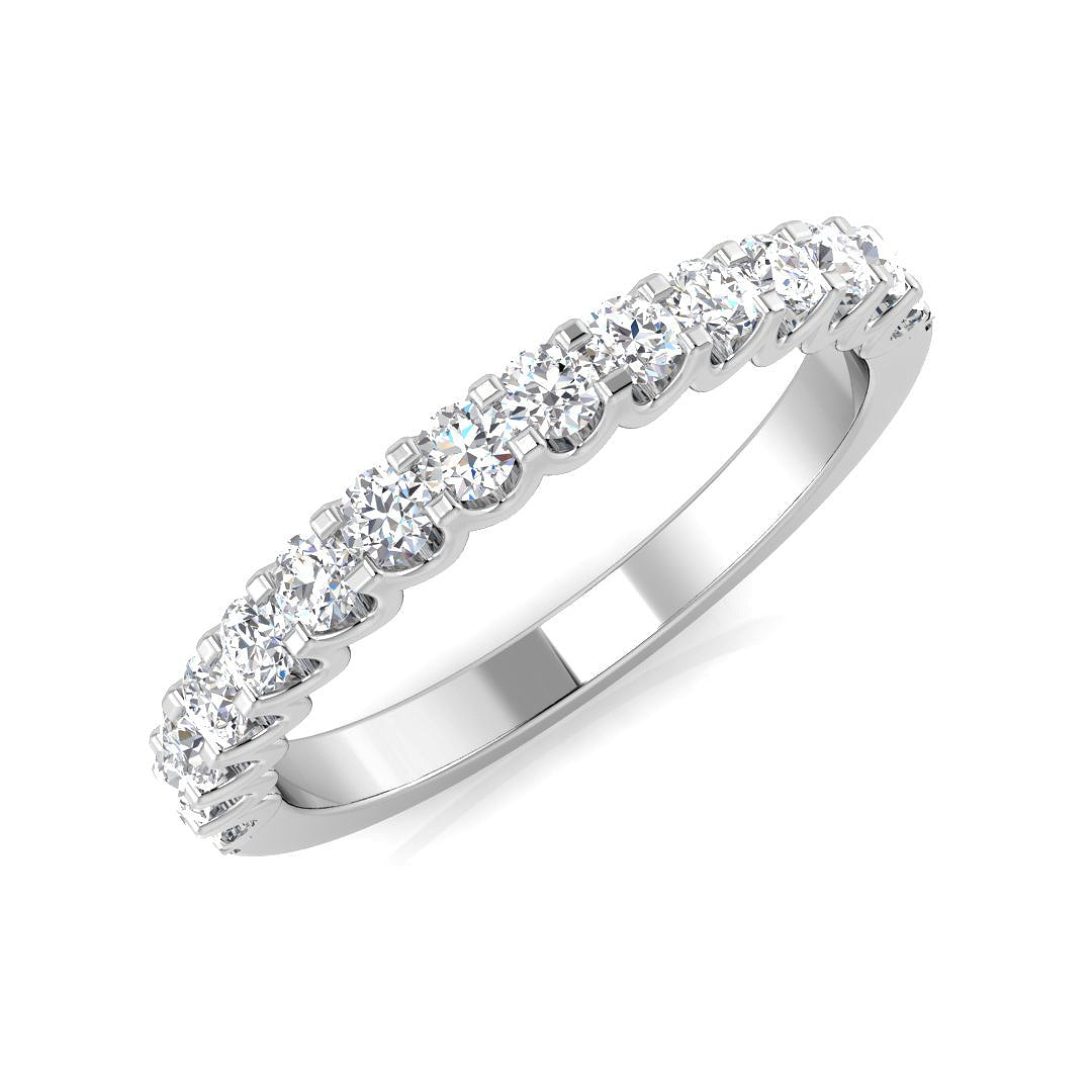 Platinum Round Lab Grown Diamond Ring 1