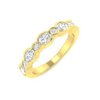 9ct Yellow Gold Oval Lab Grown Diamond Ring 1