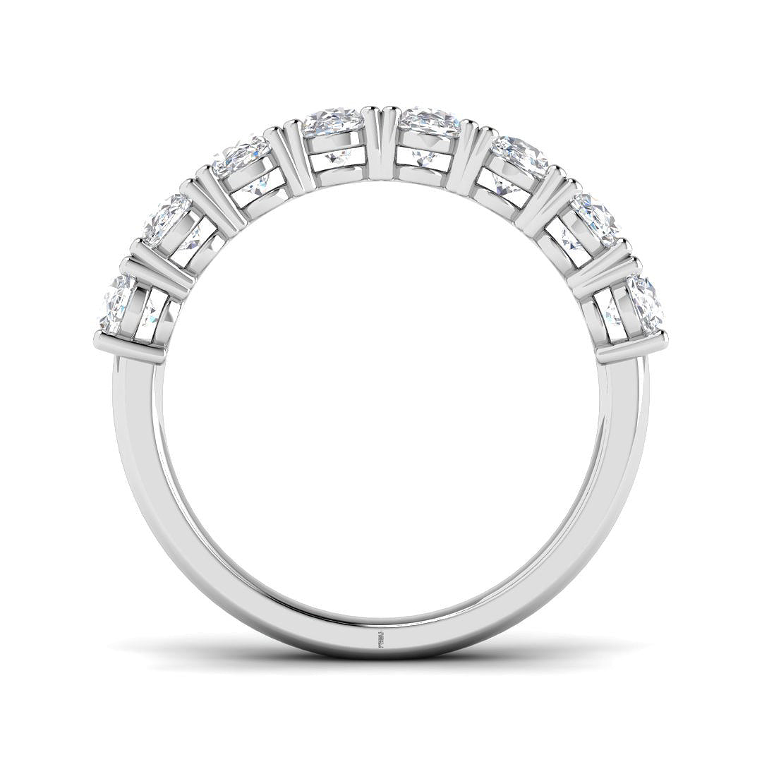 9ct White Gold Oval Lab Grown Diamond Ring 2