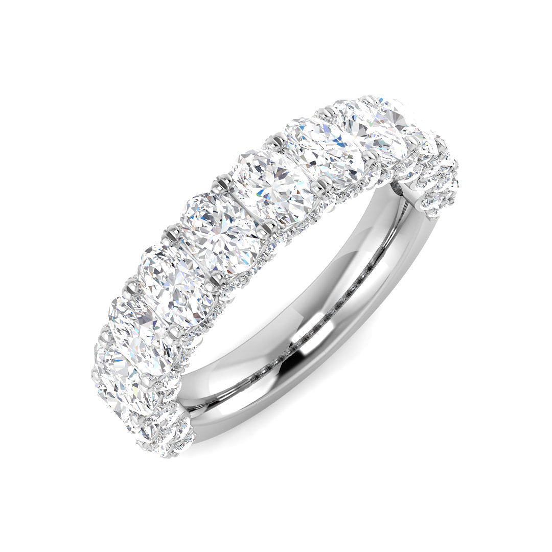 Platinum Oval Lab Grown Diamond Ring 1