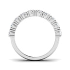 Platinum Oval Lab Grown Diamond Ring 2