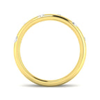 9ct Yellow Gold Round Lab Grown Diamond Ring 2