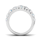 9ct White Gold Round Lab Grown Diamond Ring 2