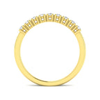9ct Two Tone Round Diamond Ring 2