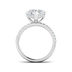 Platinum Heart Lab Grown Diamond Ring 2