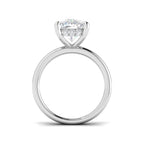 9ct White Gold Cushion Lab Grown Diamond Ring 2