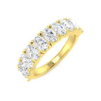 9ct Yellow Gold Oval Lab Grown Diamond Ring 1