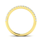 18ct Yellow Gold Round Lab Grown Diamond Ring 2