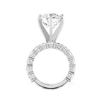 9ct White Gold Princess Lab Grown Diamond Ring 2