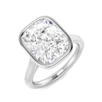 9ct Yellow Gold Emerald Cut Lab Grown Diamond Ring 1