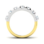 18ct Two Tone Round Diamond Ring 2
