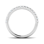 9ct White Gold Round Lab Grown Diamond Ring 2