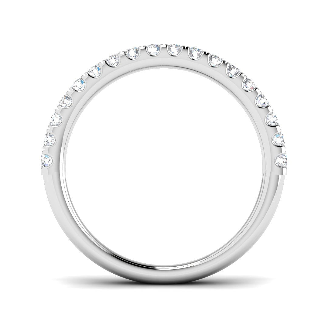 Platinum Round Lab Grown Diamond Ring 2