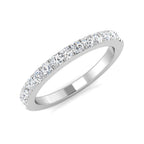 18ct White Gold Round Lab Grown Diamond Ring 1