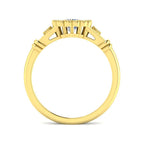 9ct Yellow Gold Cushion Diamond Ring 2