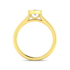 9ct Yellow Gold Marquise Lab Grown Diamond Ring 2