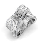 18ct White Gold Round Diamond Ring 1