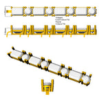 9ct White Gold Emerald Cut Lab Grown Diamond Bracelet 2