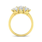 9ct Yellow Gold Cushion Cvd Old Cut Ring 2
